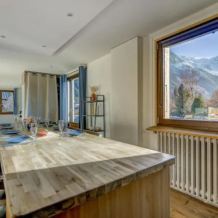 - Cosy 120m2 Vues Mtblanc Flegere 5mn Golf Apartament *