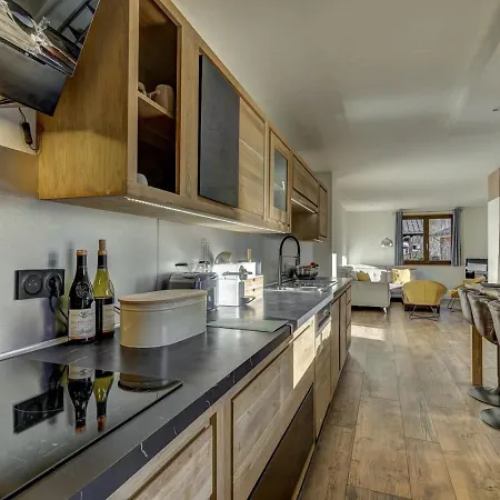 - Cosy 120m2 Vues Mtblanc Flegere 5mn Golf Апартаменты Шамони